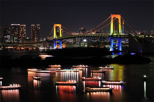 Rainbow bridge Tokyo-bay